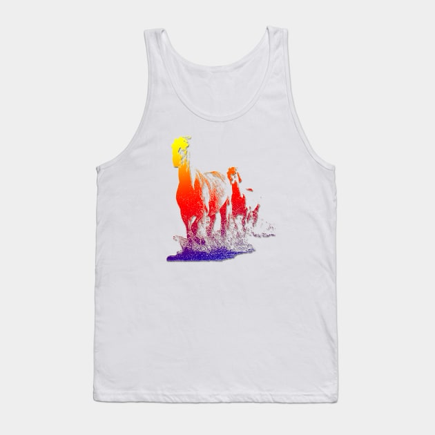 Horses Tank Top by hudayadi